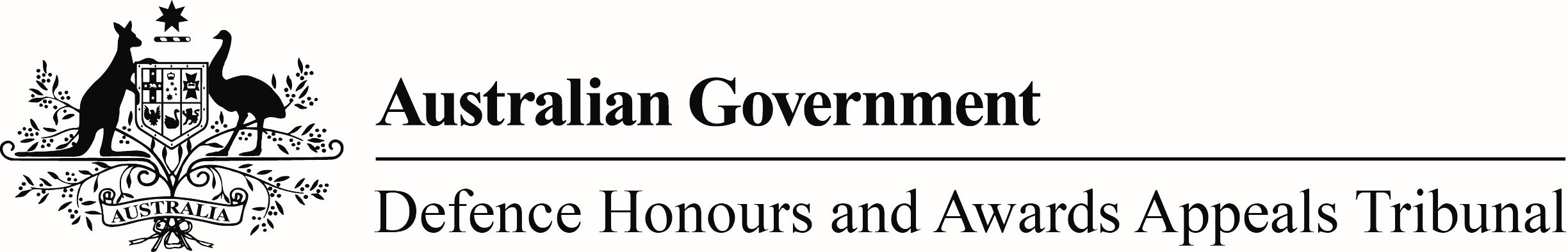 Logo for  the Defence Honours and Awards Appeals Tribunal