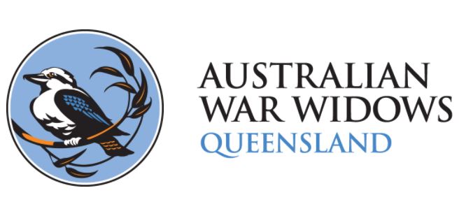 Australian War Widows Queensland logo, showing kookaburra