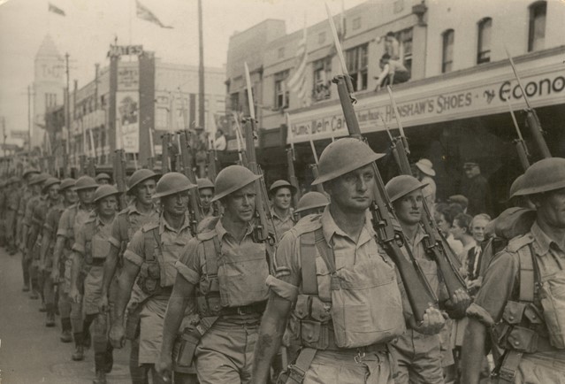 Pictured are men of 2/21 Battalion who were deployed to Ambon as part of Gull Force