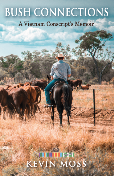 Book cover showing man on horse among cattle