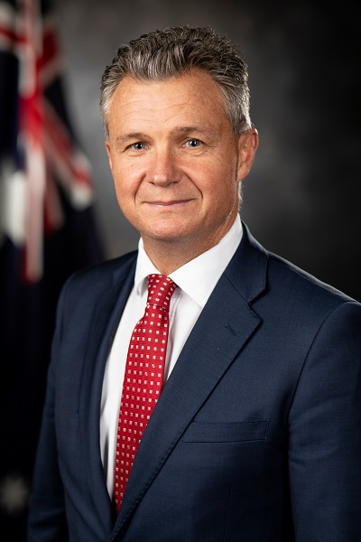 Studio portrait of middle-aged man