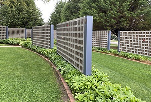 Image of Garden of Remembrance walls set in a garden.