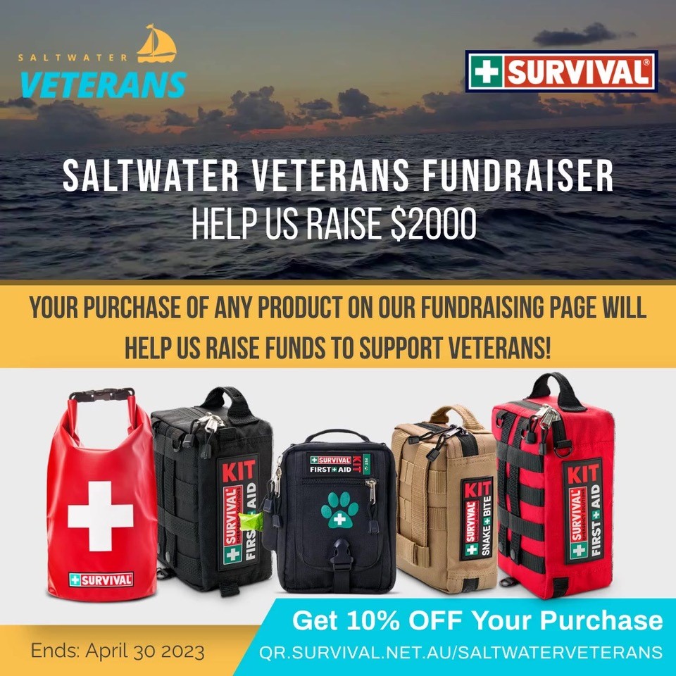 Ad for Saltwater Veterans Fundraiser