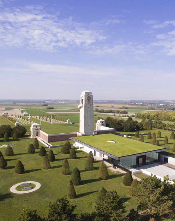 Aerial view of the Sir John Monash Centre