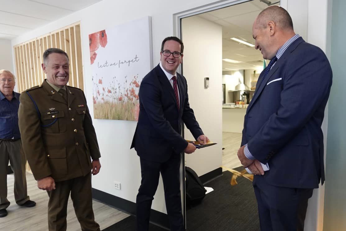 Minister Matt Keogh opens the Caboolture Lives Lived Well Veterans’ and Families’ Hub