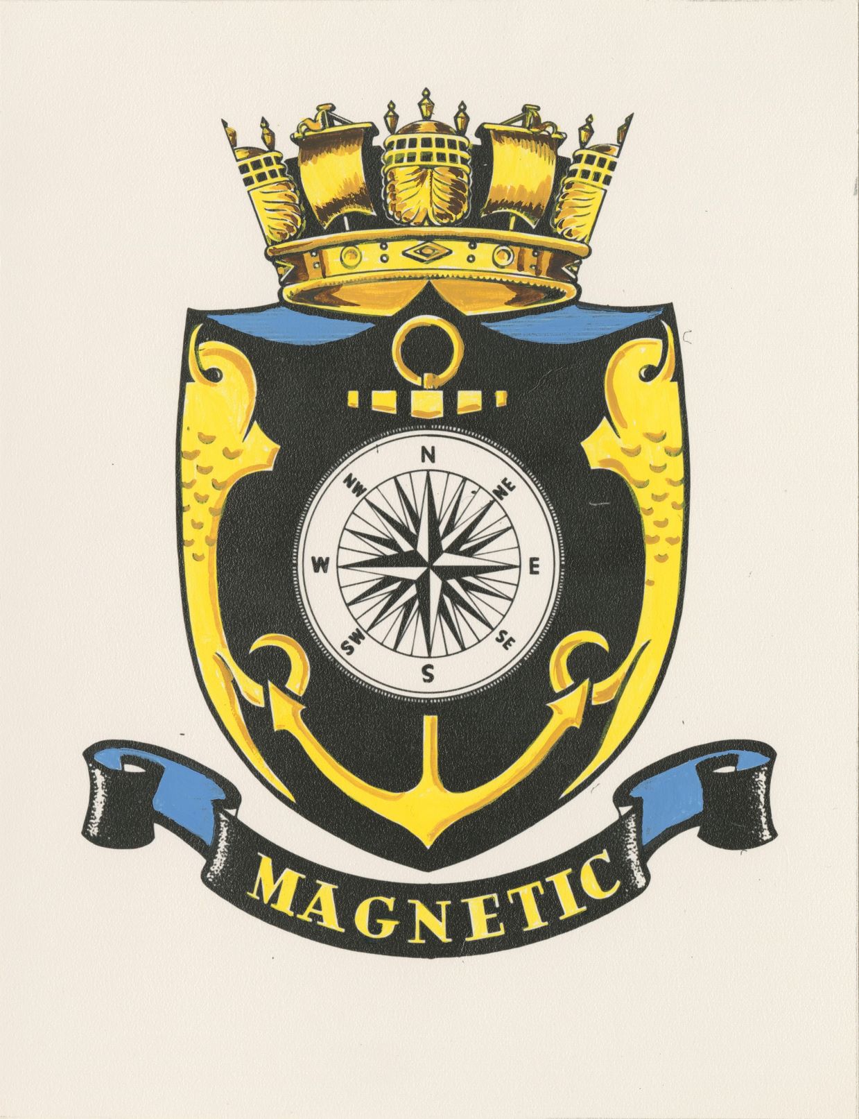 HMAS Magnetic badge