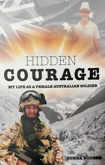 Book cover - Hidden Courage – My Life as a Female Australian Soldier