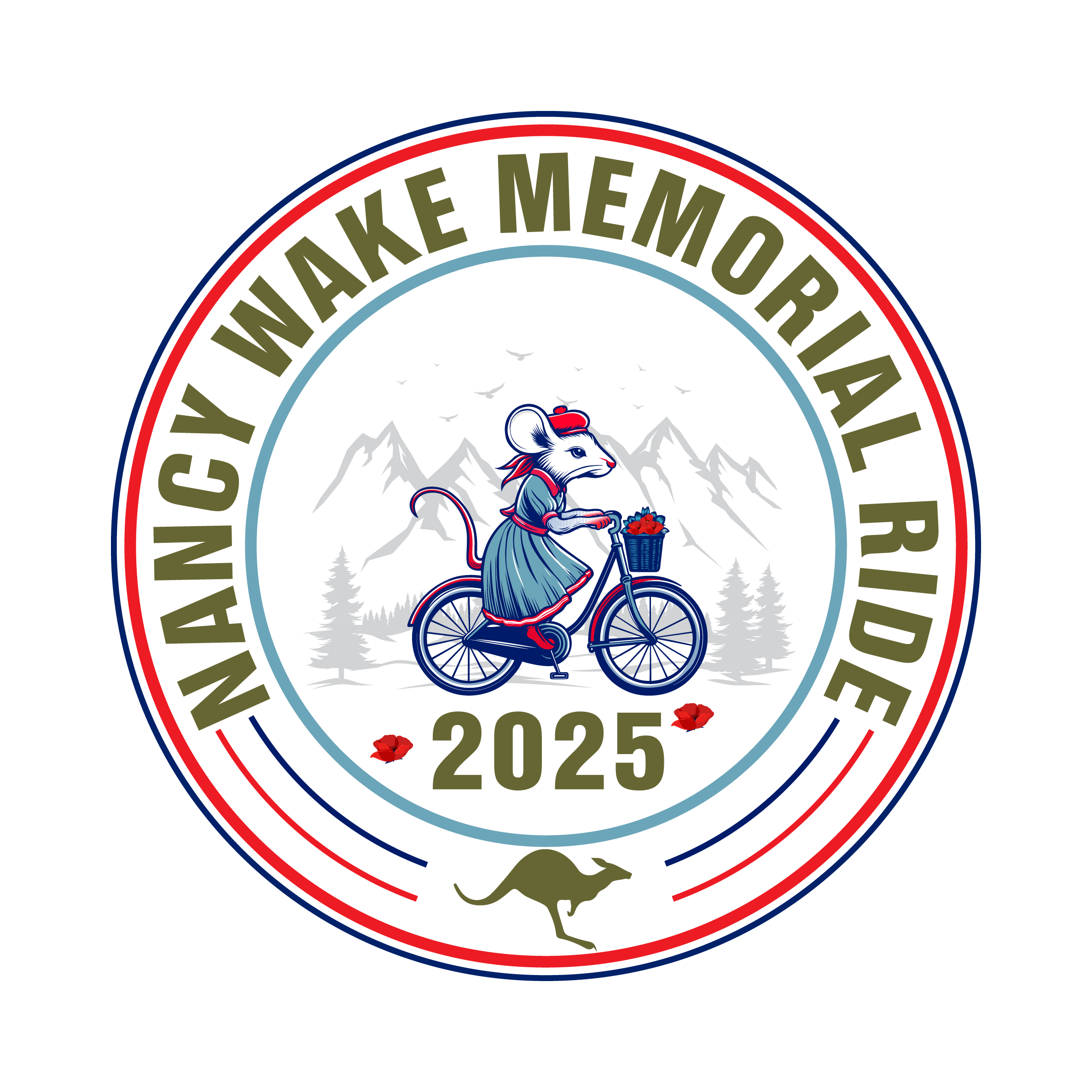 Nancy Wake Memorial Ride 2025 logo