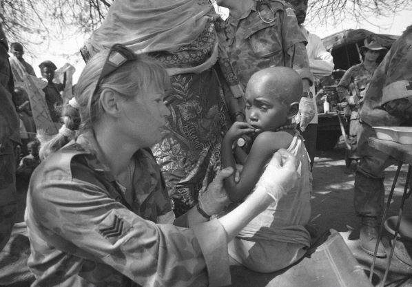 Joanne Cook in Somalia