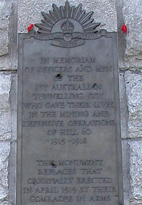 1st Australian Tunnelling Company Memorial