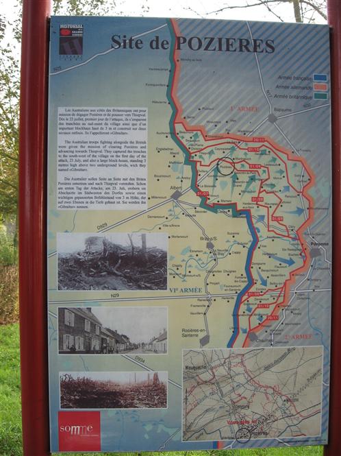 1st Division Memorial, Pozieres