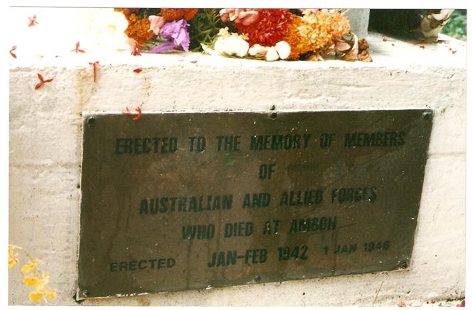 Gull Force Memorial, Ambon