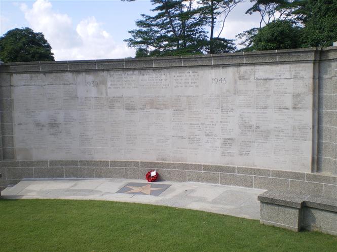 CWGC Memorial To The Missing, Kranji War Cemetery