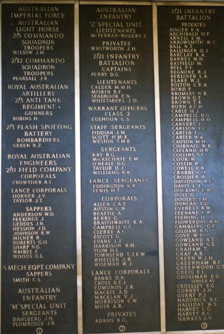 CWGC Memorial to the Missing, Ambon War Cemetery