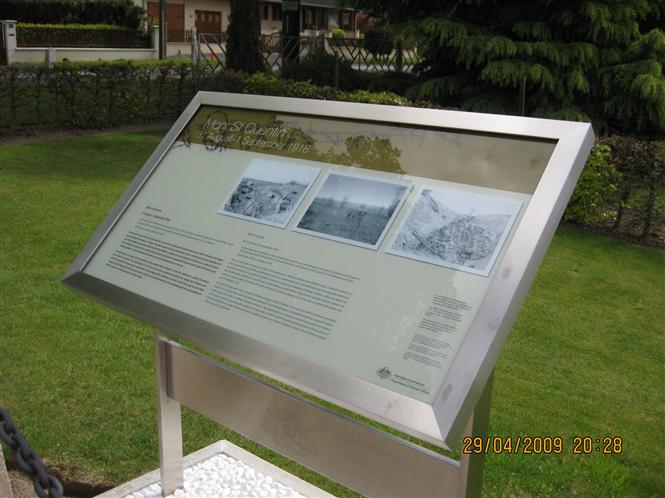 2nd Division Memorial, Mont St Quentin