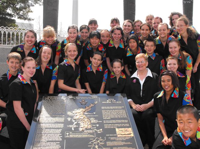 Royal Australian Air Force Korean War Memorial Plaque