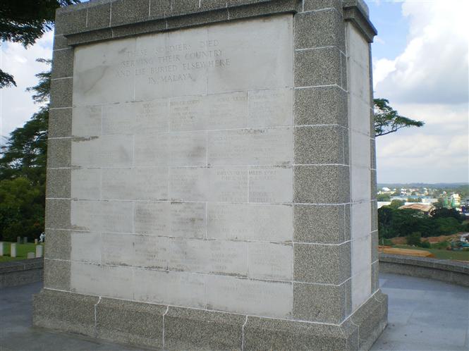 CWGC Memorial To The Missing, Kranji War Cemetery