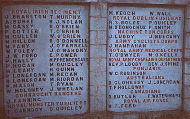 Great War Memorial, Cahir