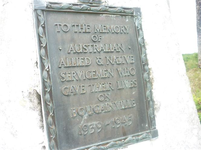 Bougainville (Sohano Island) Memorial