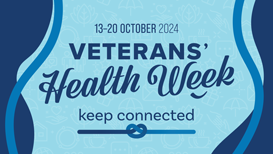 Veterans’ Health Week Logo - Social media banner