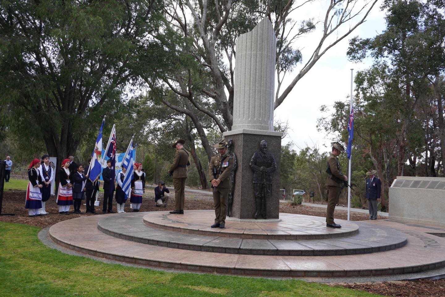 Battle of Crete Memorial in Perth