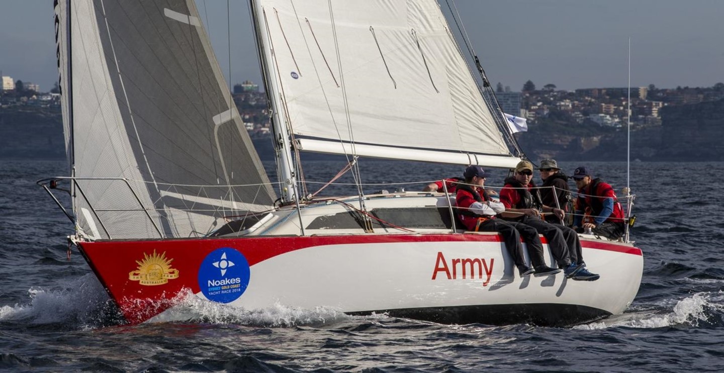 Sailing On's Army boat