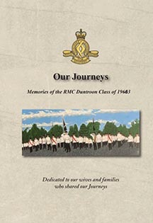 Book cover for Our Journeys: Memories of the RMC Duntroon Class of 1960-63