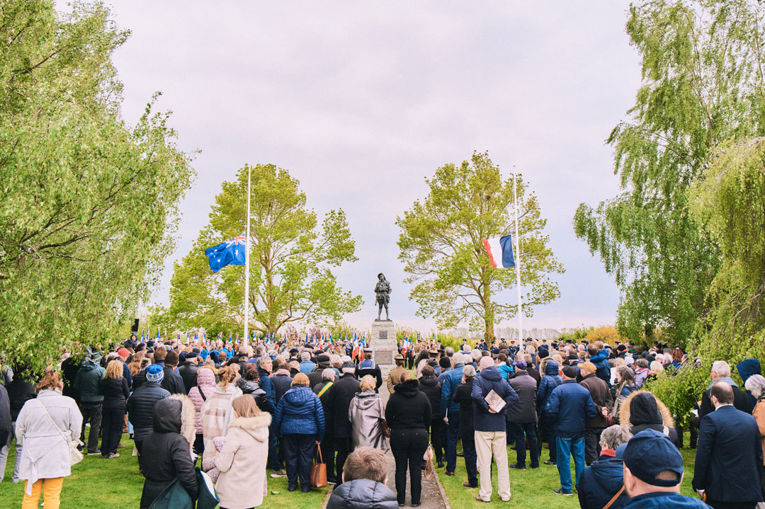 Bullecourt Digger memorial Anzac Day 2024