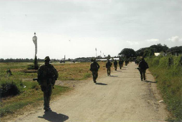 Soldiers on patrol