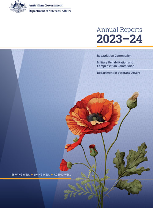 Cover of the DVA Annual Report 2023-24