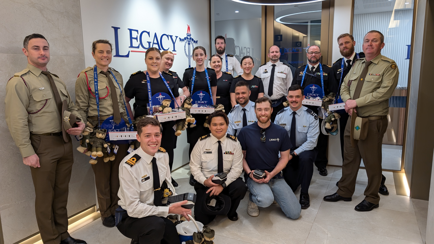 ADF volunteers at the Sydney Legacy office during Legacy Week