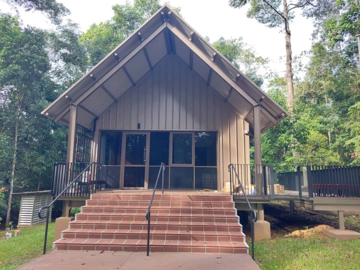 The new pavilion at Sandakan Memorial Park