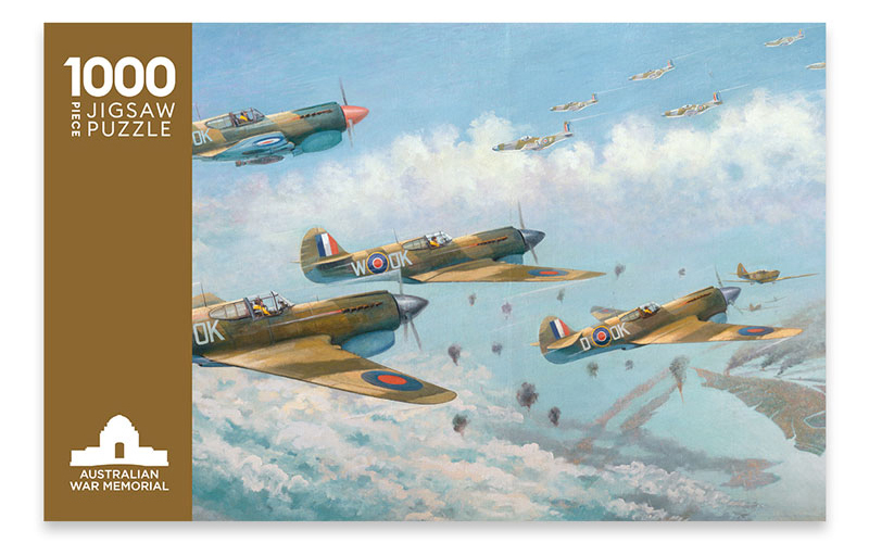 Attack on No. 3 and 450 Squadrons by Alan Moore 1000 piece puzzle