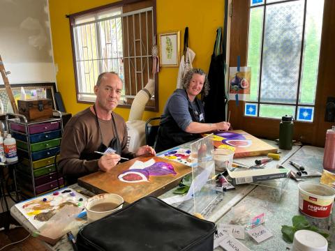 Buddy Up Australia – Art class