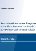 Australian Government response to Royal Commission