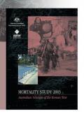 Cover of Korean war veterans' mortality study